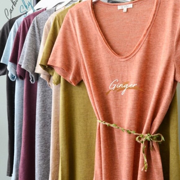 Ray of Sunshine Navy Drapey Top - Picture 4 of 6